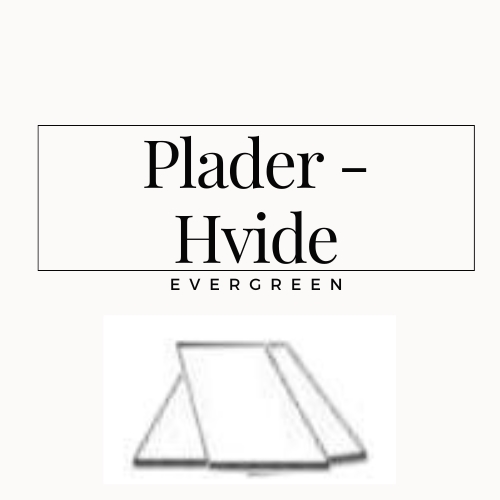 Plader hvide